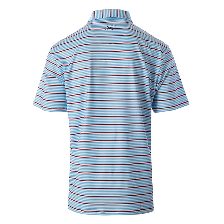 Kennedy Performance Polo- Red, White, and Blue