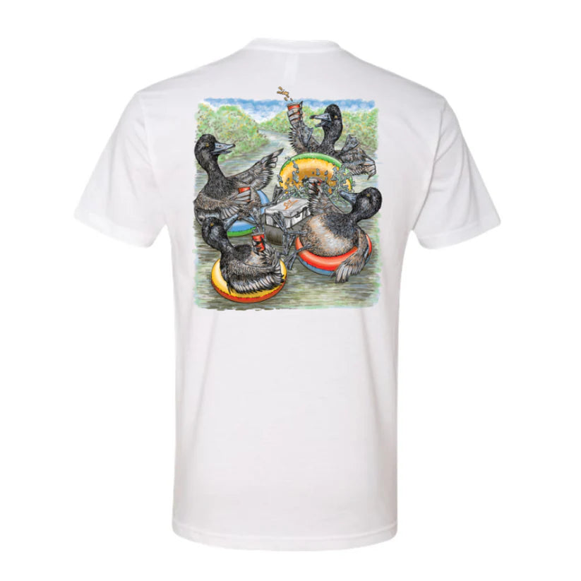River Raft Tee- White
