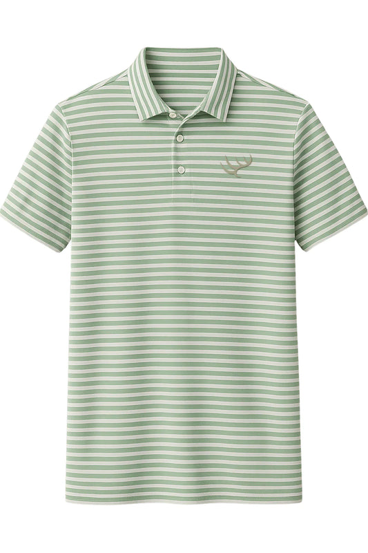 Hunt to Harvest Men's Performance Polo - Loden Frost