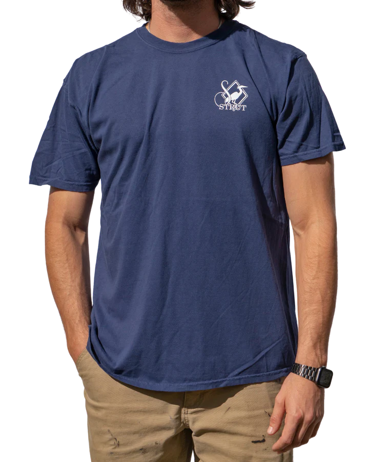 American Lab Tee- Navy
