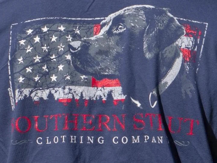 American Lab Tee- Navy
