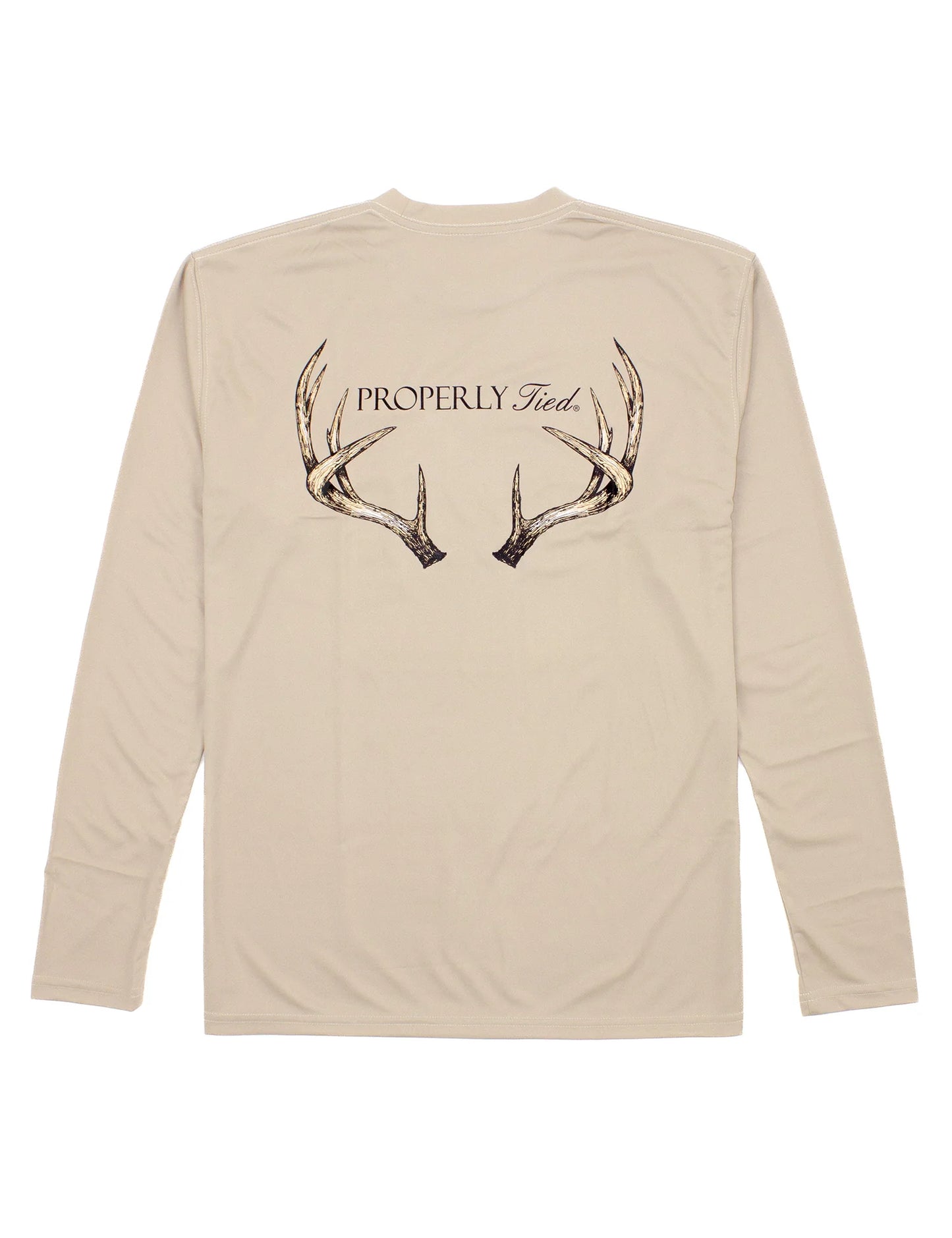 Vintage Antler Performance Long Sleeve- Sand