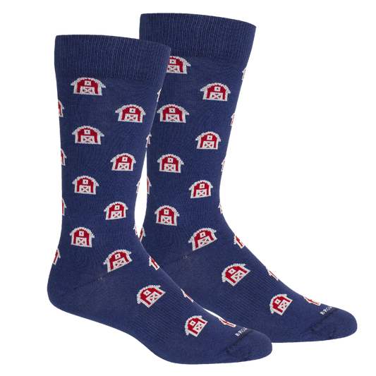 Barn Socks- Blue