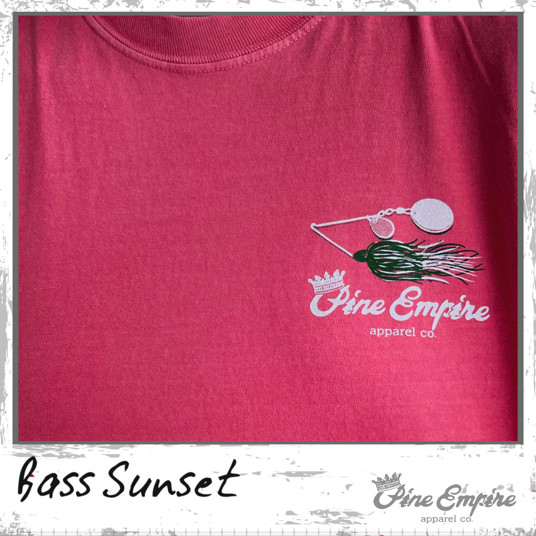 Bass Sunset Tee- Watermelon