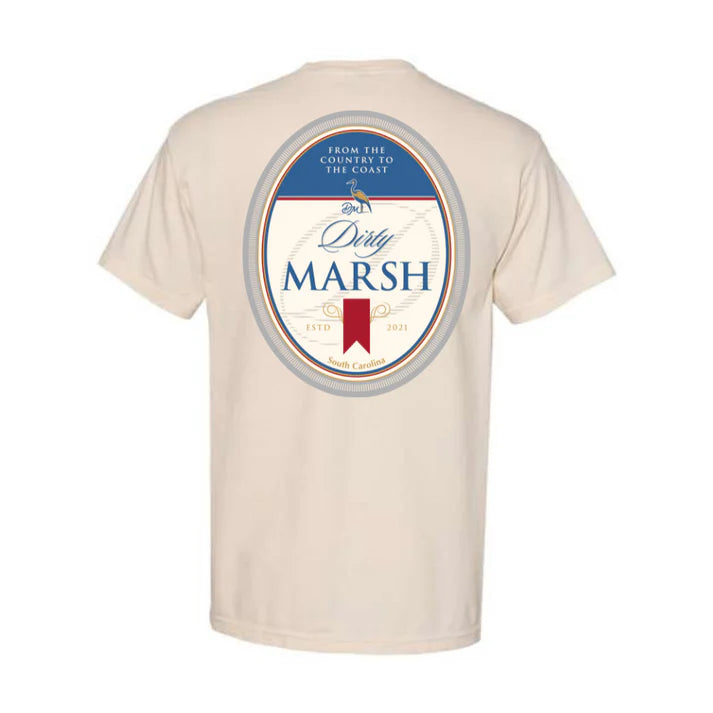 Beer Label Tee- Ivory