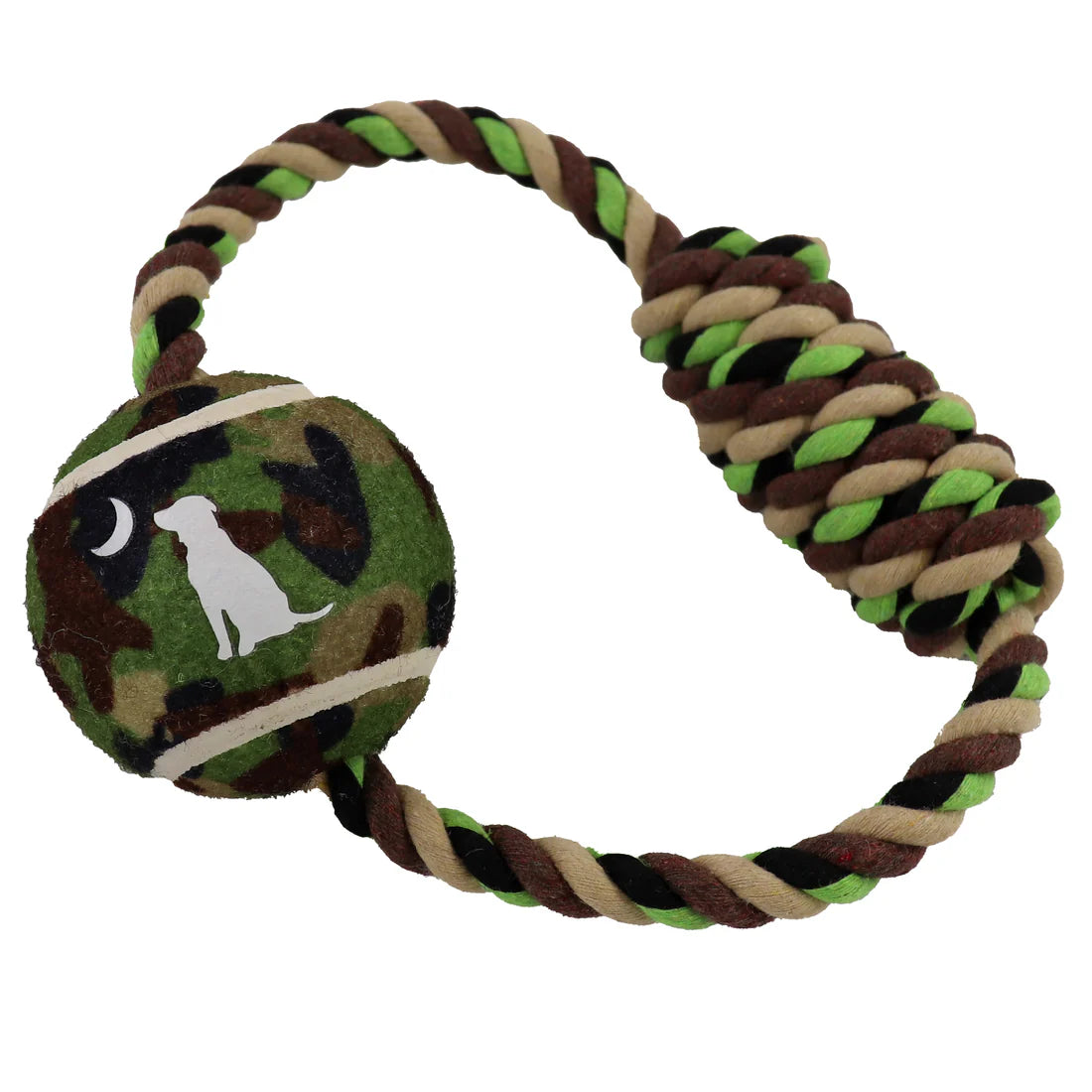 Camo Rope Dog Toy Circle