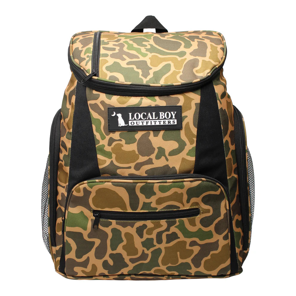 Old School Camo Cooler Bookbag