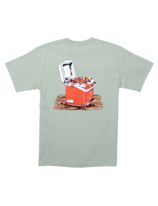 Crawfish Cooler Tee- Grey