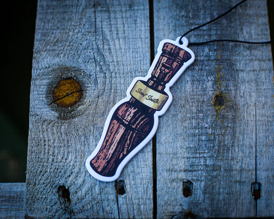 Duck Call Air Freshener- Black Ice