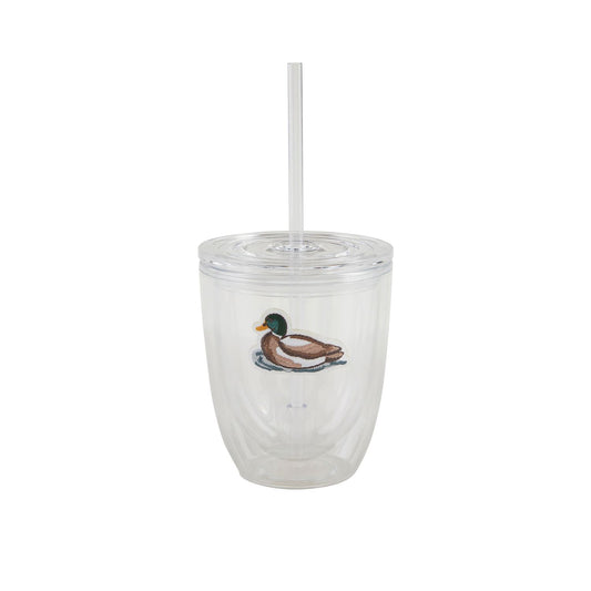Duck Embroidered Tumbler