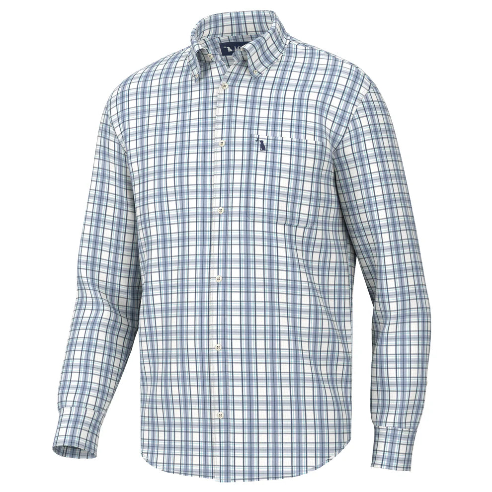 Evans Slate Blue Button Down