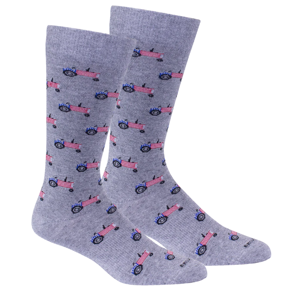 Farm America Socks- Grey