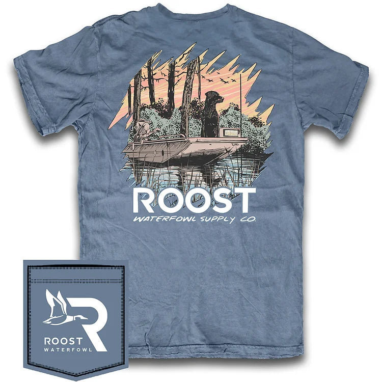 First Mate Tee- Blue