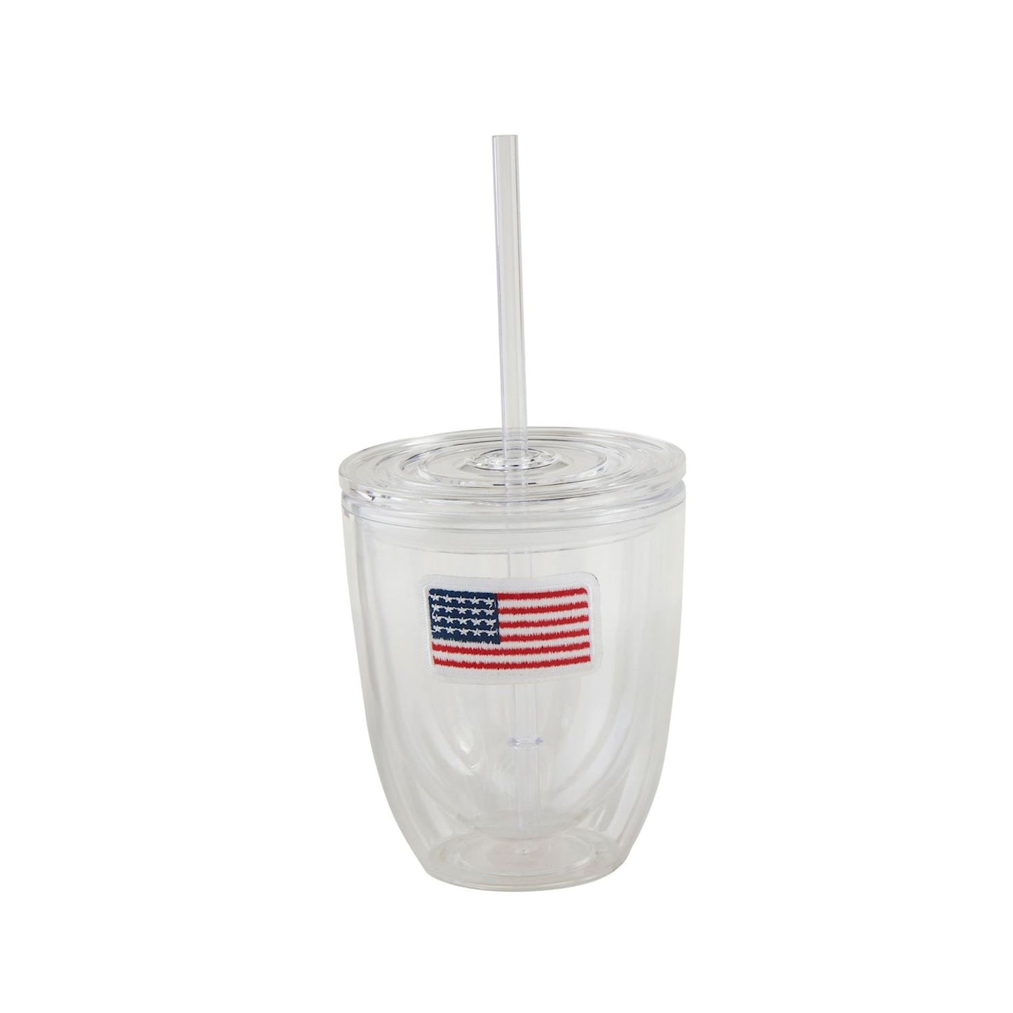 Flag Embroidered Tumbler
