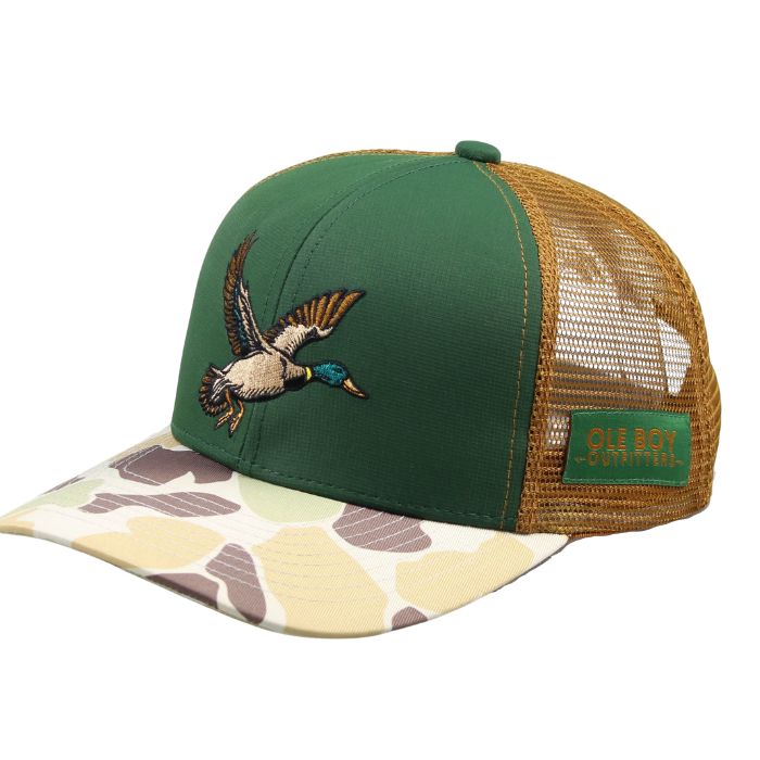 Flying Mallard Camo Trucker Hat