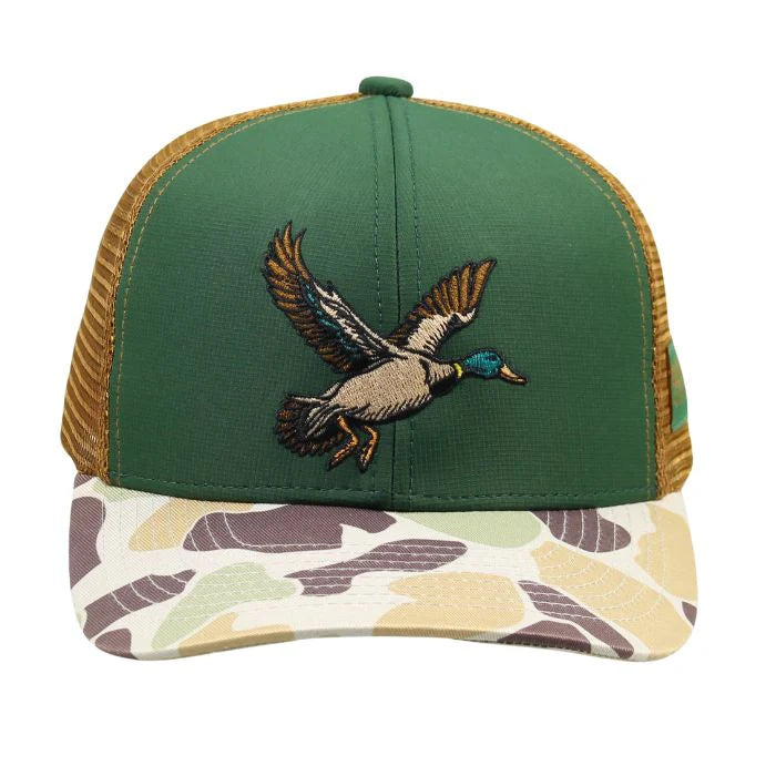 Flying Mallard Camo Trucker Hat