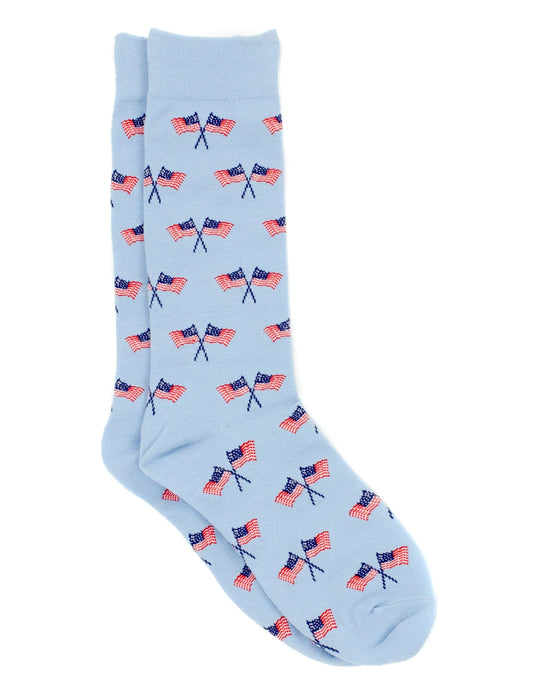 Lucky Duck Socks- Freedom Flag