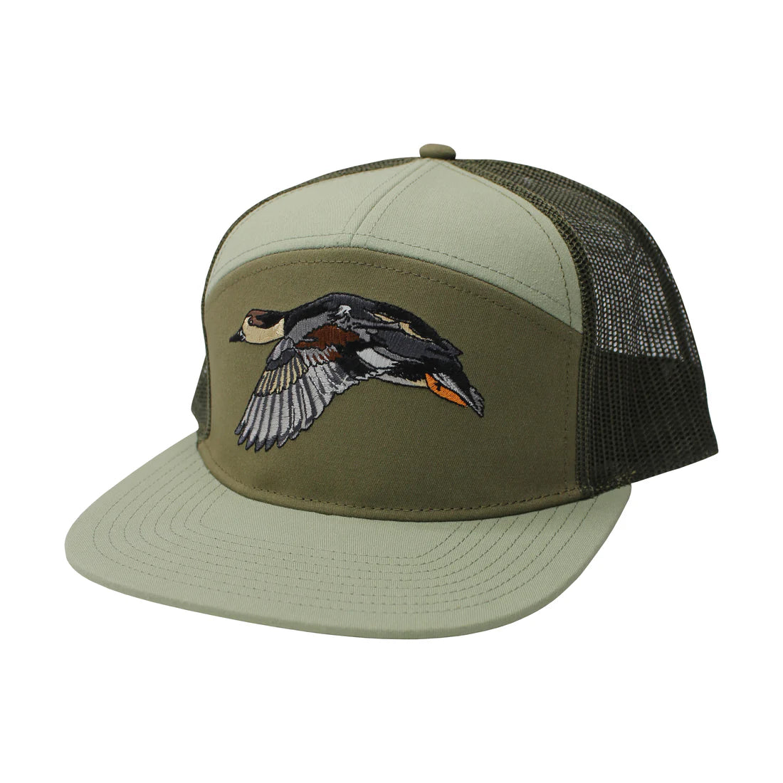 Gadwall Duck 7 Panel Hat