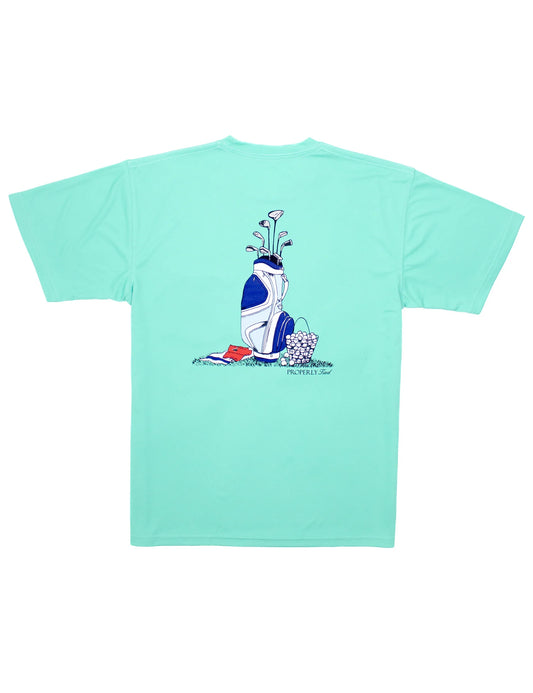 Golf Club Performance Tee- Soft Green