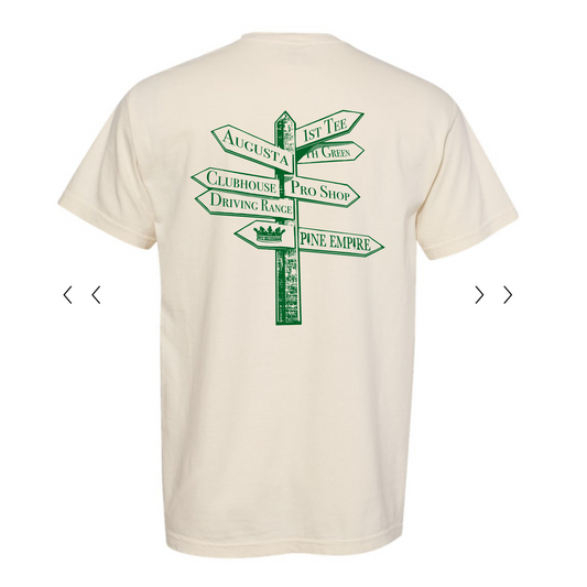 Signpost 25' Tee- Ivory