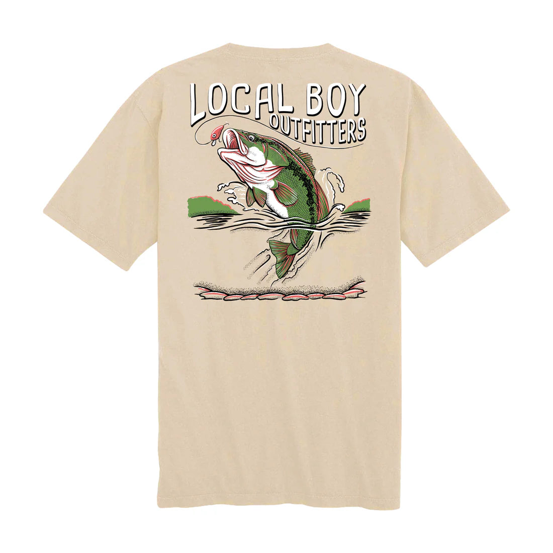 Jumping Bass Tee- Ivory
