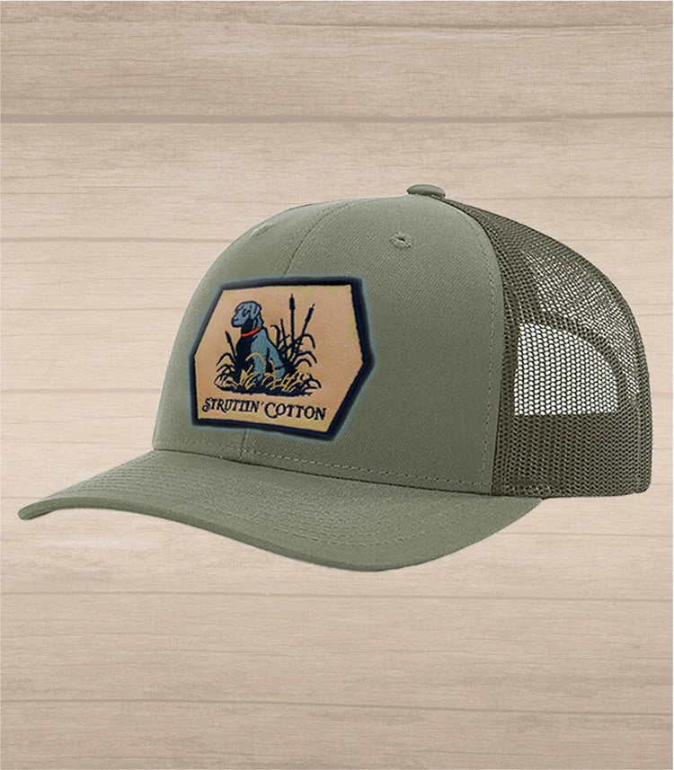 Lab Patch Trucker Hat- Green