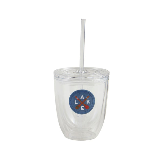 Lake Embroidered Tumbler