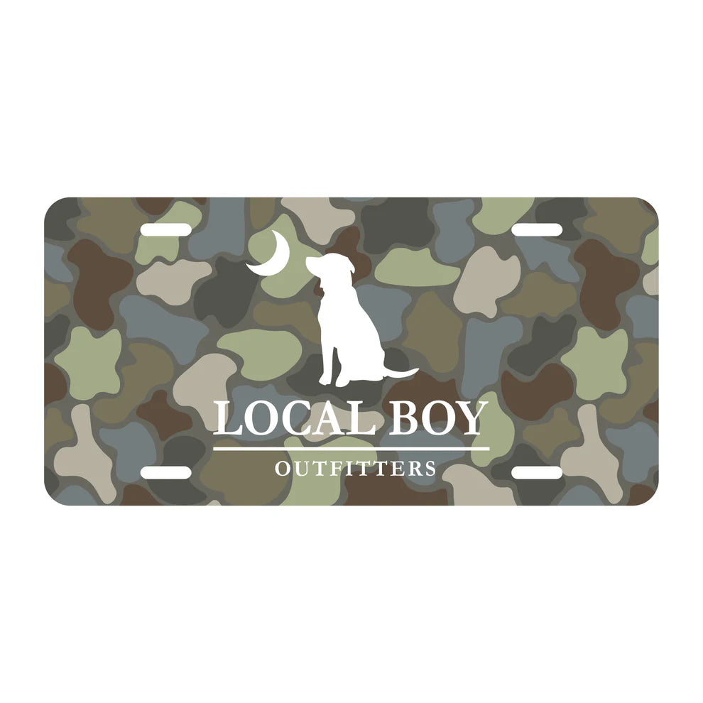 Local Boy License Plate- EOV