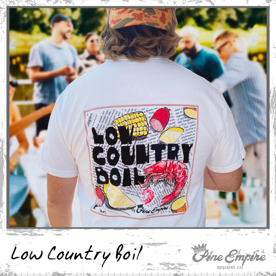 Low Country Boil Tee- White