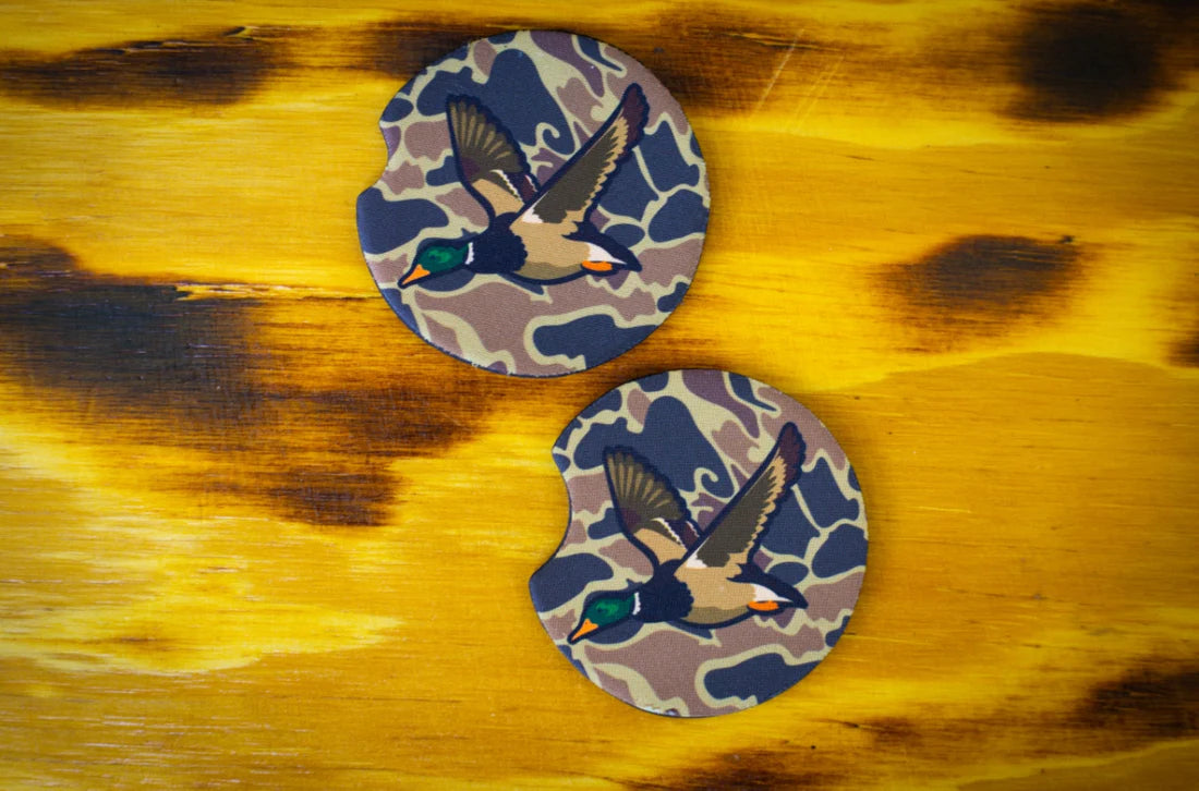 Mallard Car Coasters- set of two