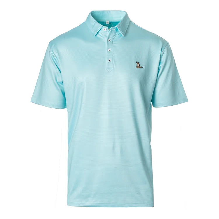 Youth Mallard Polo- Aqua