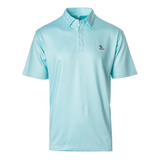 Youth Mallard Polo- Aqua