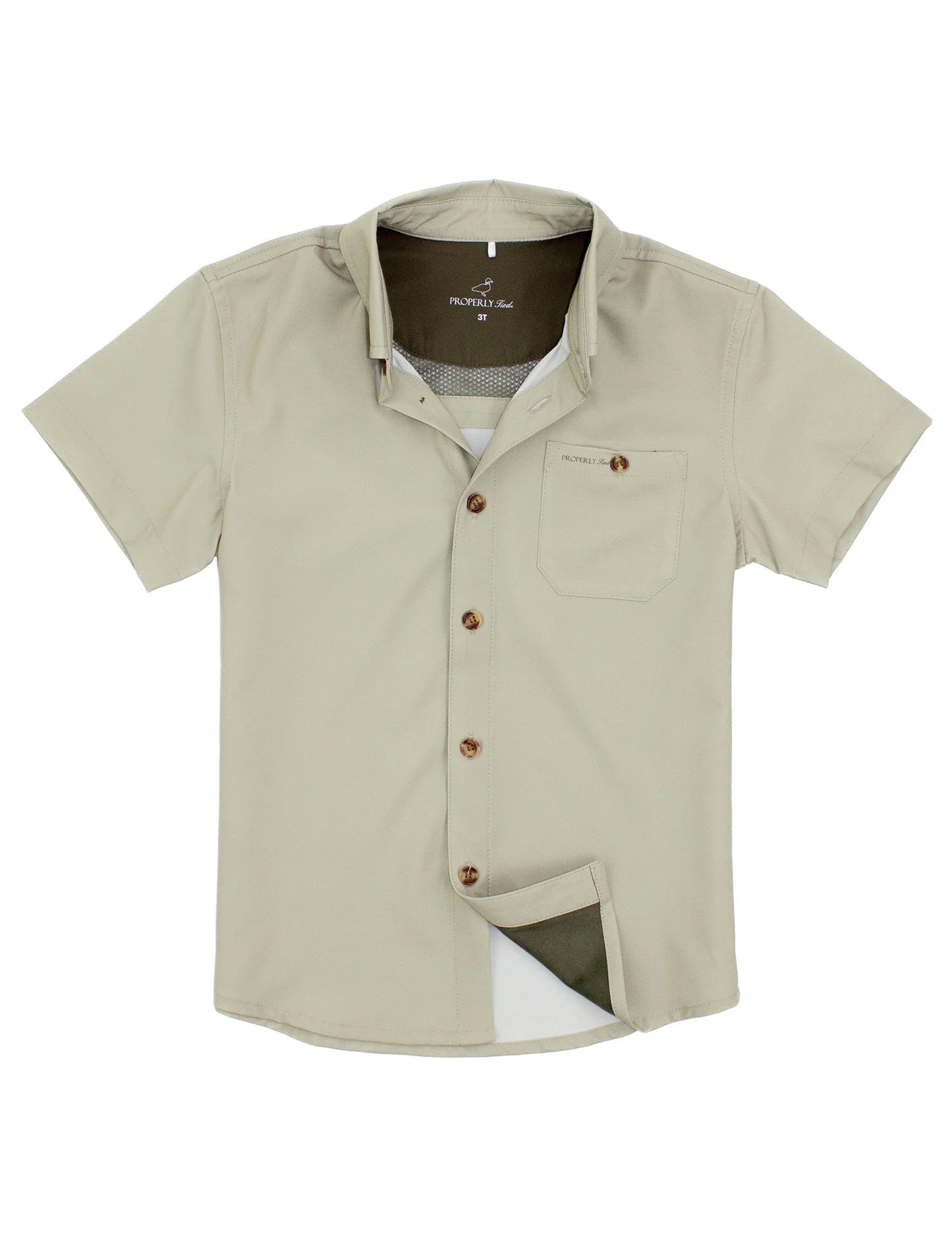 Properly Tied Boys Sportsman Field Shirt-Twill