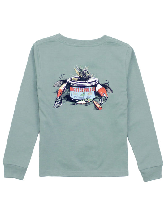Boys Bait and Tackle Long Sleeve - Fog