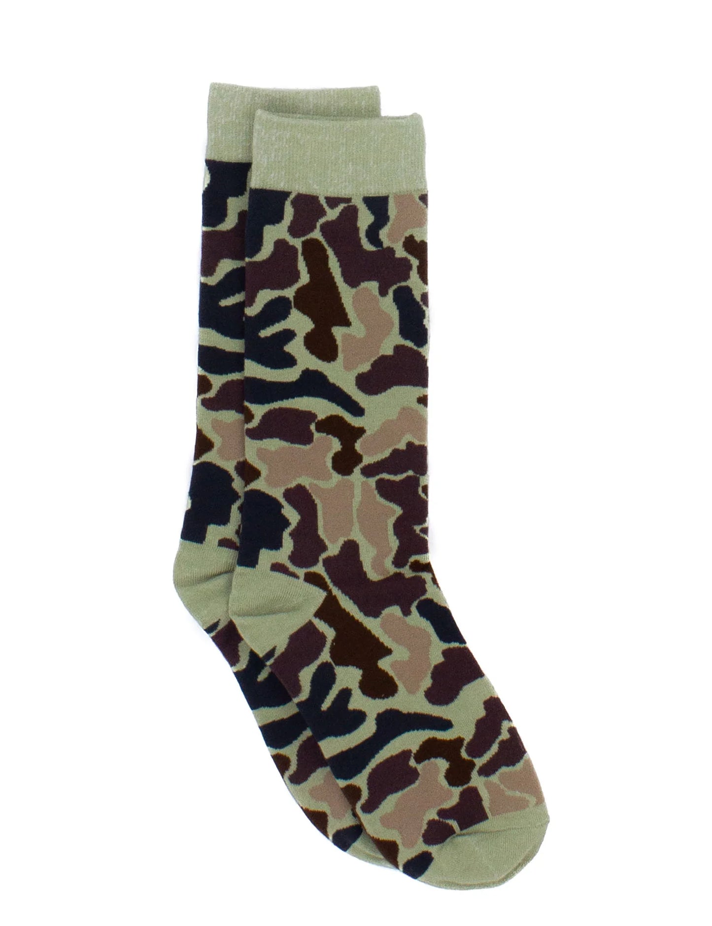 Lucky Duck Mens Sock Vintage Camo