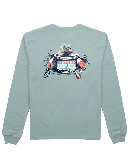 Men's Bait and Tackle Long Sleeve - Fog