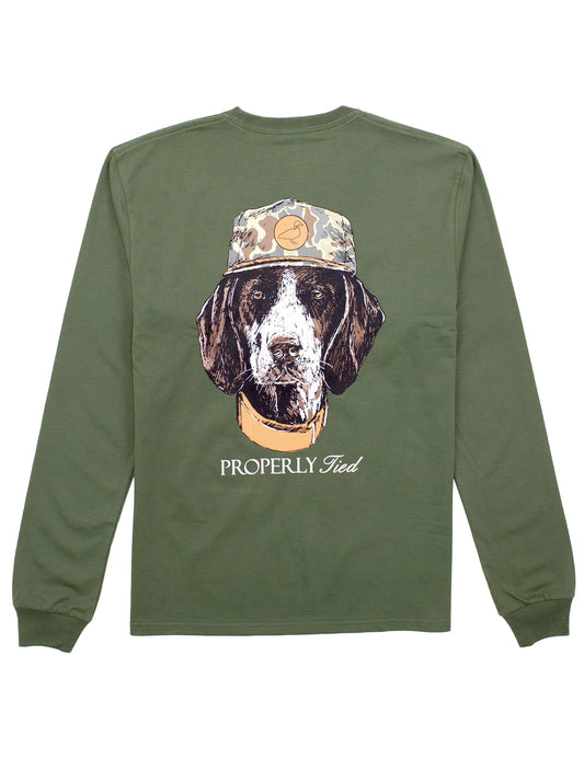 Men's Best Friend Long Sleeve - Olive