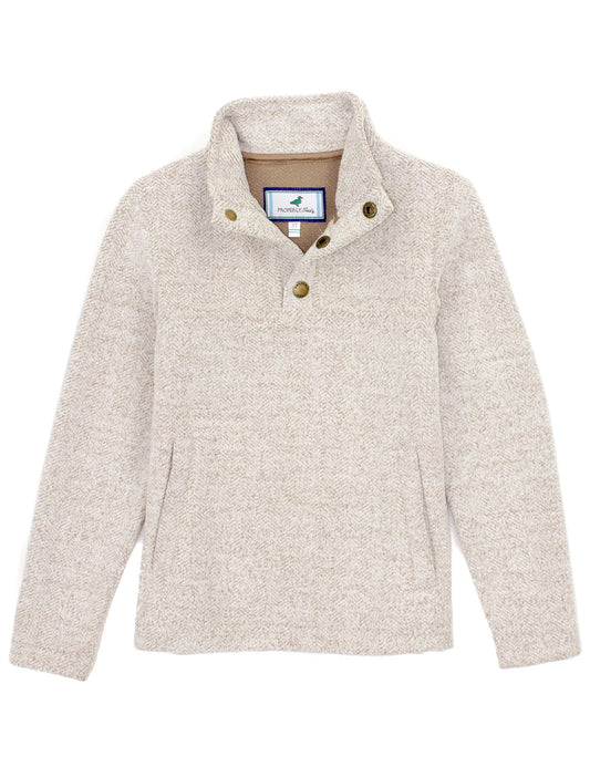 Boy's Upland Pullover - Cream