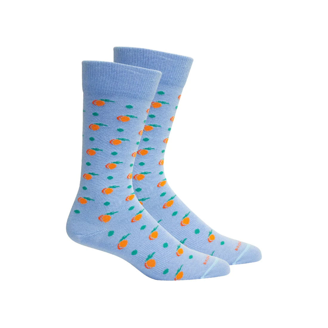 Peaches Socks- Delta Blue