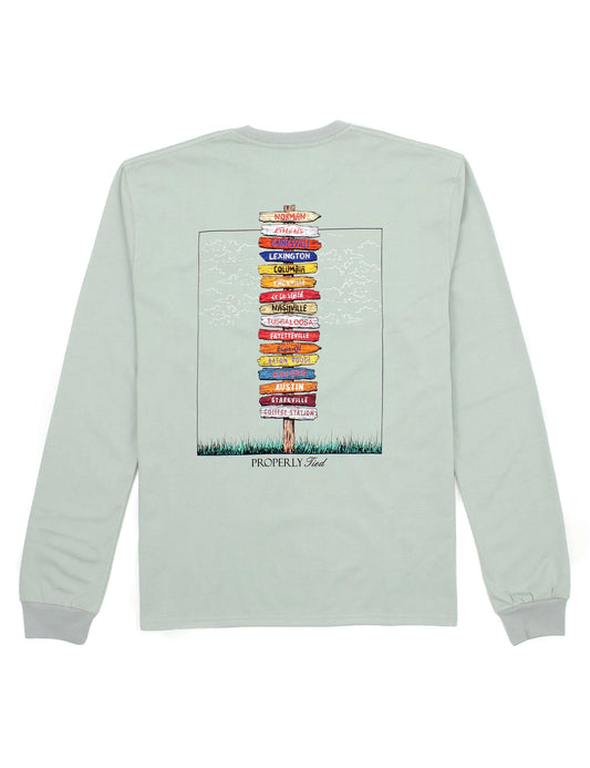 Southeastern Showdown Long Sleeve Tee- Grey