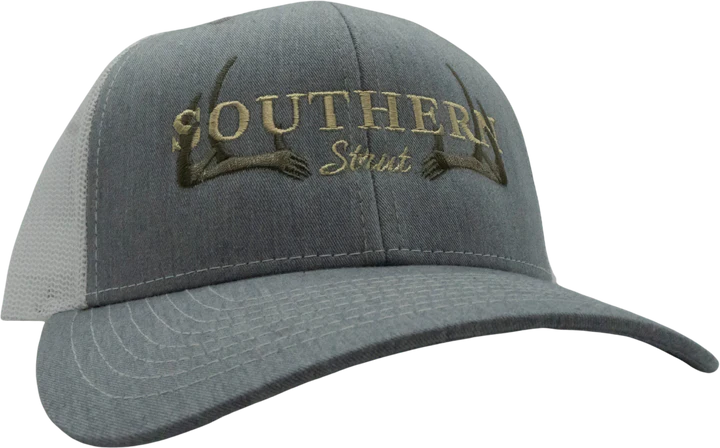 Southern Antlers Hat- Grey