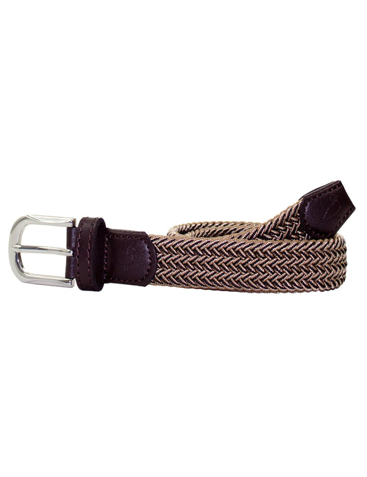 Boys Stretch Belt- Saddle