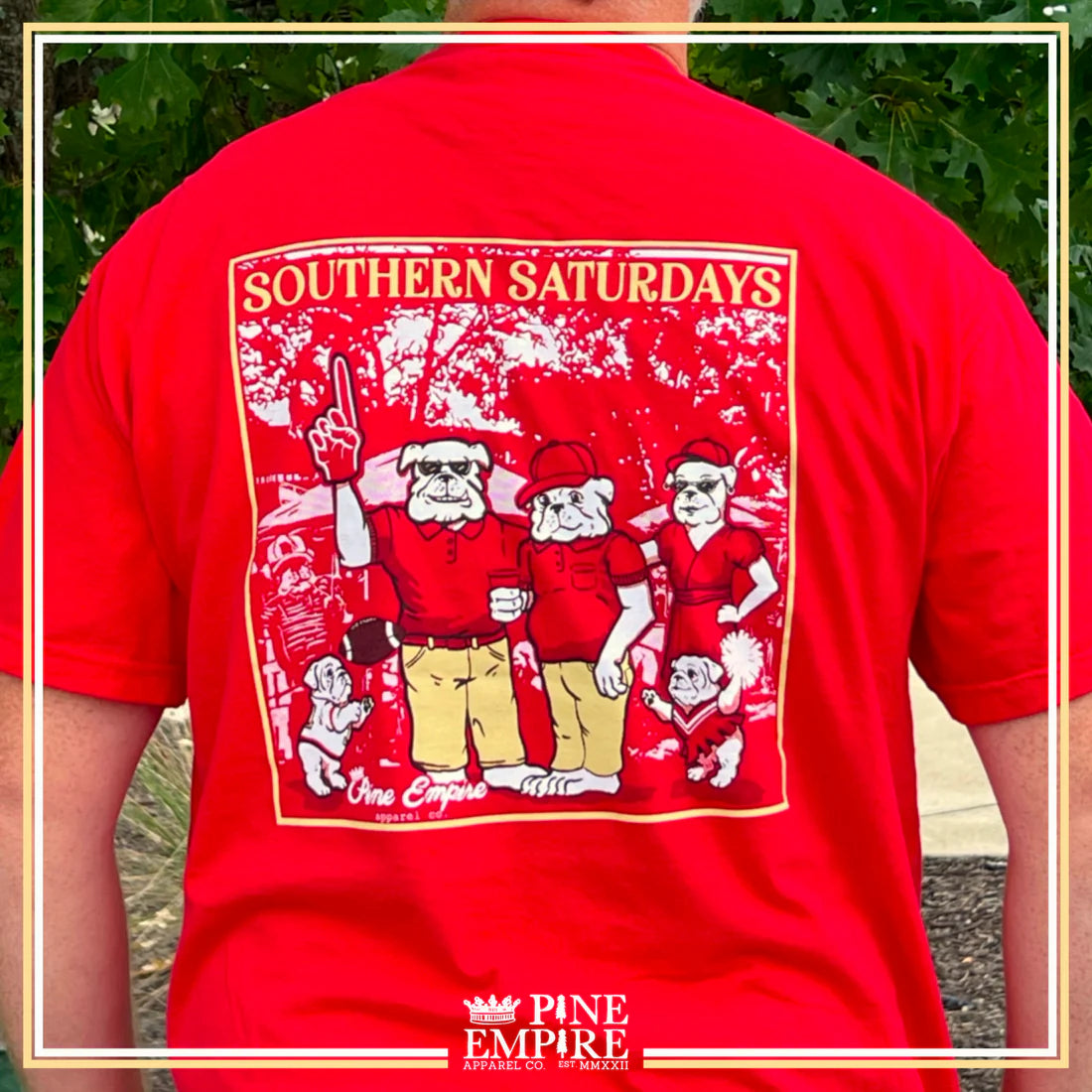Tailgate Tee- Georgia Red