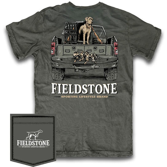 Truckbed Dog Tee- Grey