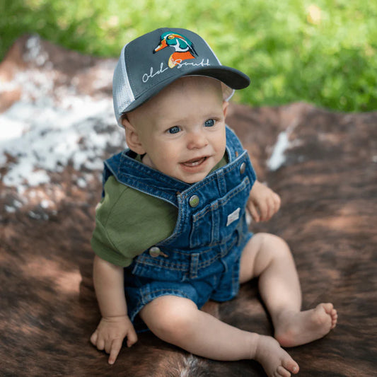 Wood Duck Grey Trucker- Infant Hat