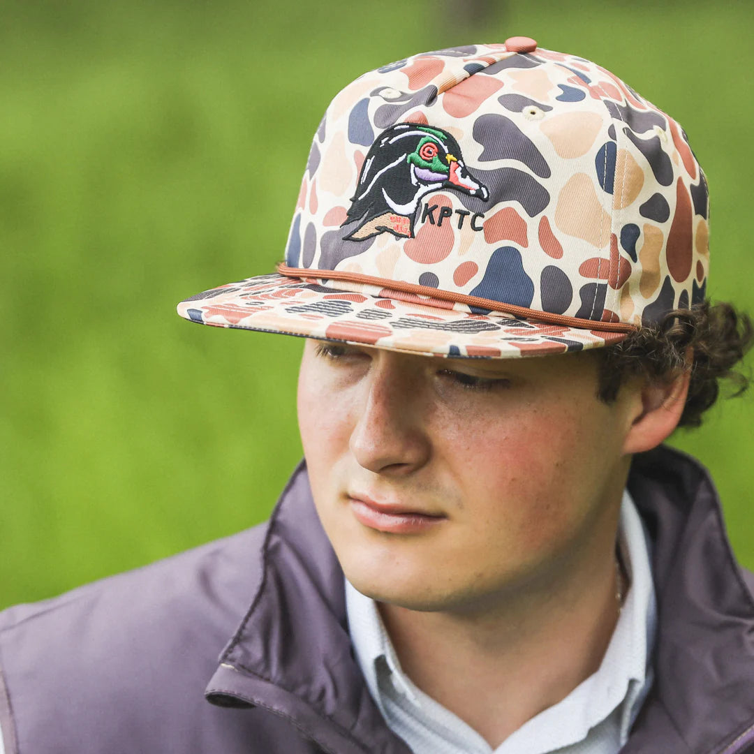 Wood Duck Rope Hat- Woodland Camo